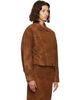 Isabel Marant Etoile Isabel Marant Etoile Brown Belma Faux-Suede Jacket - 2