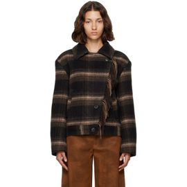 Isabel Marant Etoile Isabel Marant Etoile Brown Galeane Wool Jacket