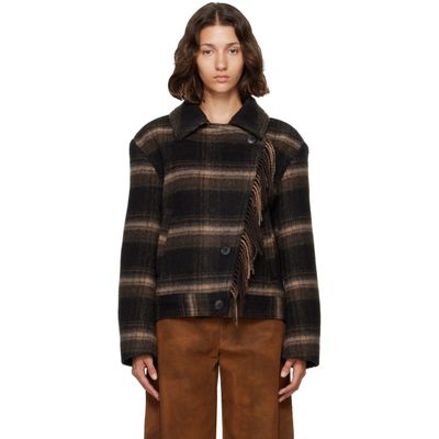 Isabel Marant Etoile Isabel Marant Etoile Brown Galeane Wool Jacket