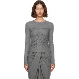 Isabel Marant Etoile Isabel Marant Etoile Gray Delesa Top