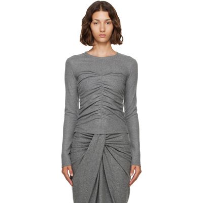 Isabel Marant Etoile Isabel Marant Etoile Gray Delesa Top