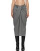 Isabel Marant Etoile Isabel Marant Etoile Gray Jeldia Midi Skirt - 1