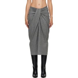 Isabel Marant Etoile Isabel Marant Etoile Gray Jeldia Midi Skirt