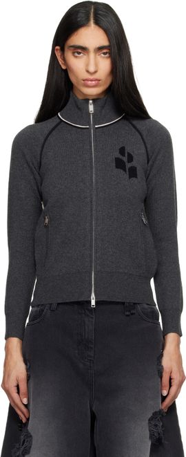 Isabel Marant Etoile Isabel Marant Etoile Gray Lanya Cardigan Jacket