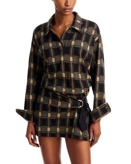Isabel Marant Etoile Isabel Marant Etoile Jisola Belted Cotton Shirtdress