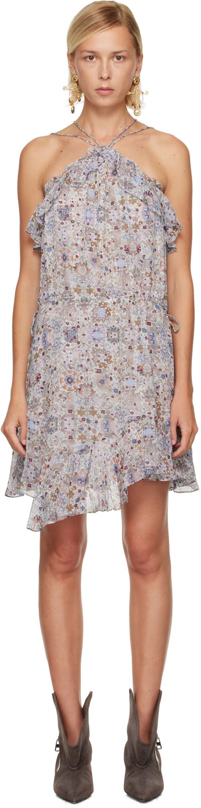 knee length dresses for ladies Isabel Marant Etoile Java Python Print Mini A-Line Dress – White Chocolate  Couture