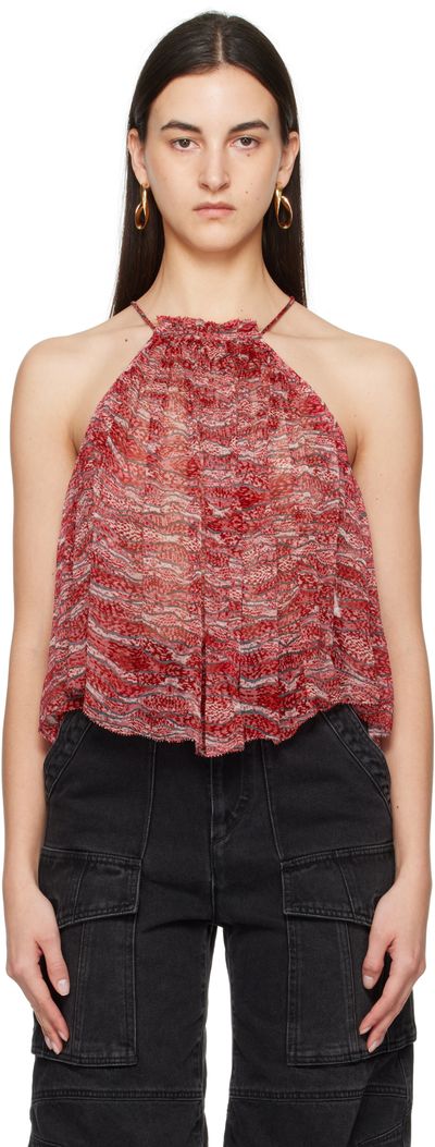 Isabel Marant Etoile Isabel Marant Etoile Red Akila Camisole