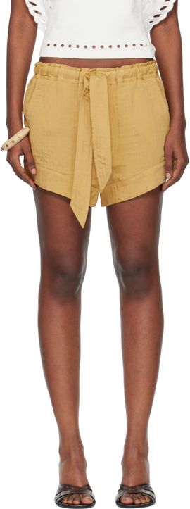 Isabel Marant Etoile Isabel Marant Etoile Tan Birva Shorts