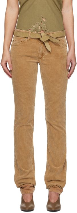 Isabel Marant Etoile Isabel Marant Etoile Tan Leniya Trousers