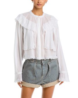 Isabel Marant Etoile Isabel Marant Kelmon Embroidered Blouse