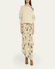 Isabel Marant Faniry Floral Asymmetric Silk Skirt - 2