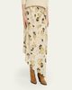 Isabel Marant Faniry Floral Asymmetric Silk Skirt - 4
