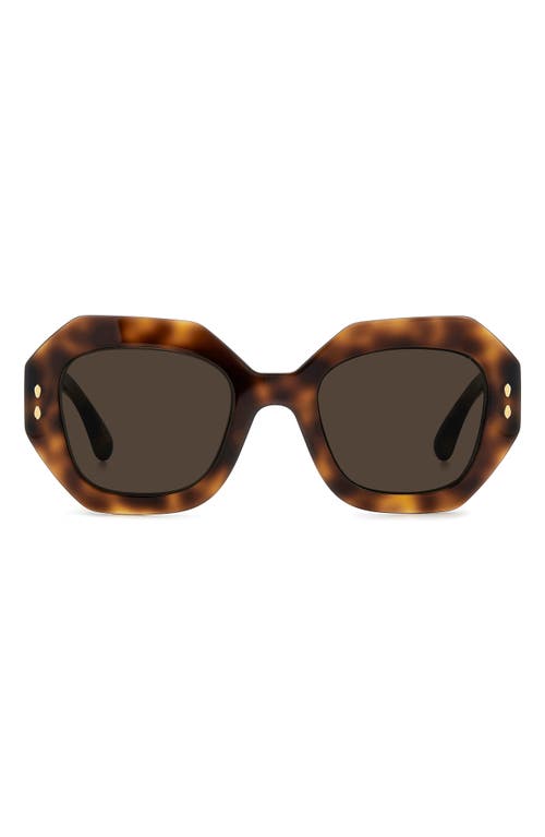 Isabel Marant Isabel Marant 52mm Rectangular Geometric Sunglasses