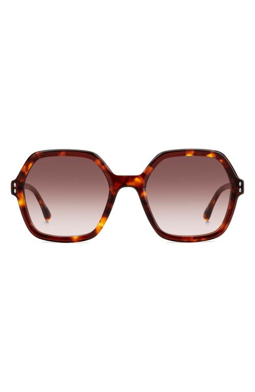 Isabel Marant Isabel Marant 55mm Gradient Square Sunglasses