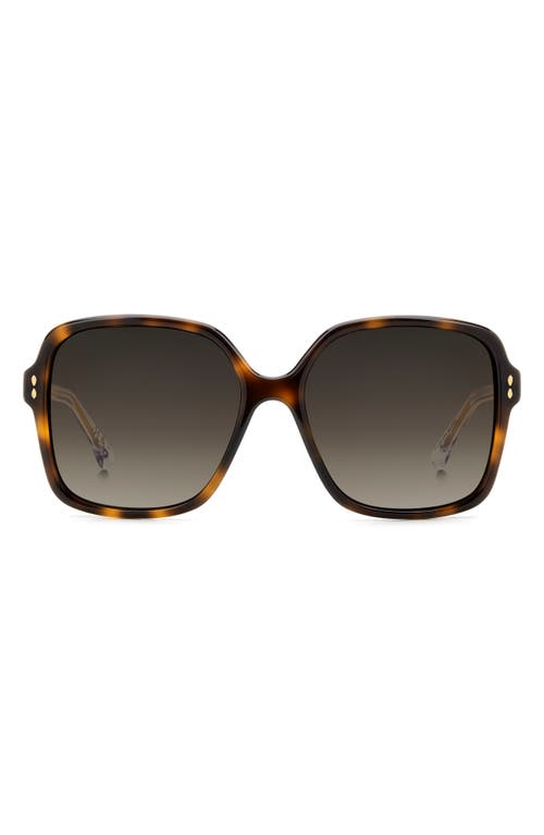 Isabel Marant Isabel Marant 58mm Gradient Square Sunglasses
