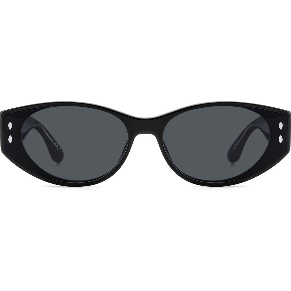 Isabel Marant Isabel Marant 64mm Oversize Oval Sunglasses