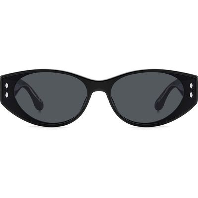 Isabel Marant Isabel Marant 64mm Oversize Oval Sunglasses