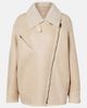 Isabel Marant Isabel Marant Adelina shearling-trimmed leather jacket - 1