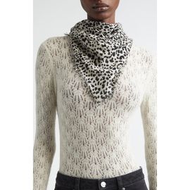Isabel Marant Isabel Marant Alecia Print Fringed Wool & Cashmere Scarf