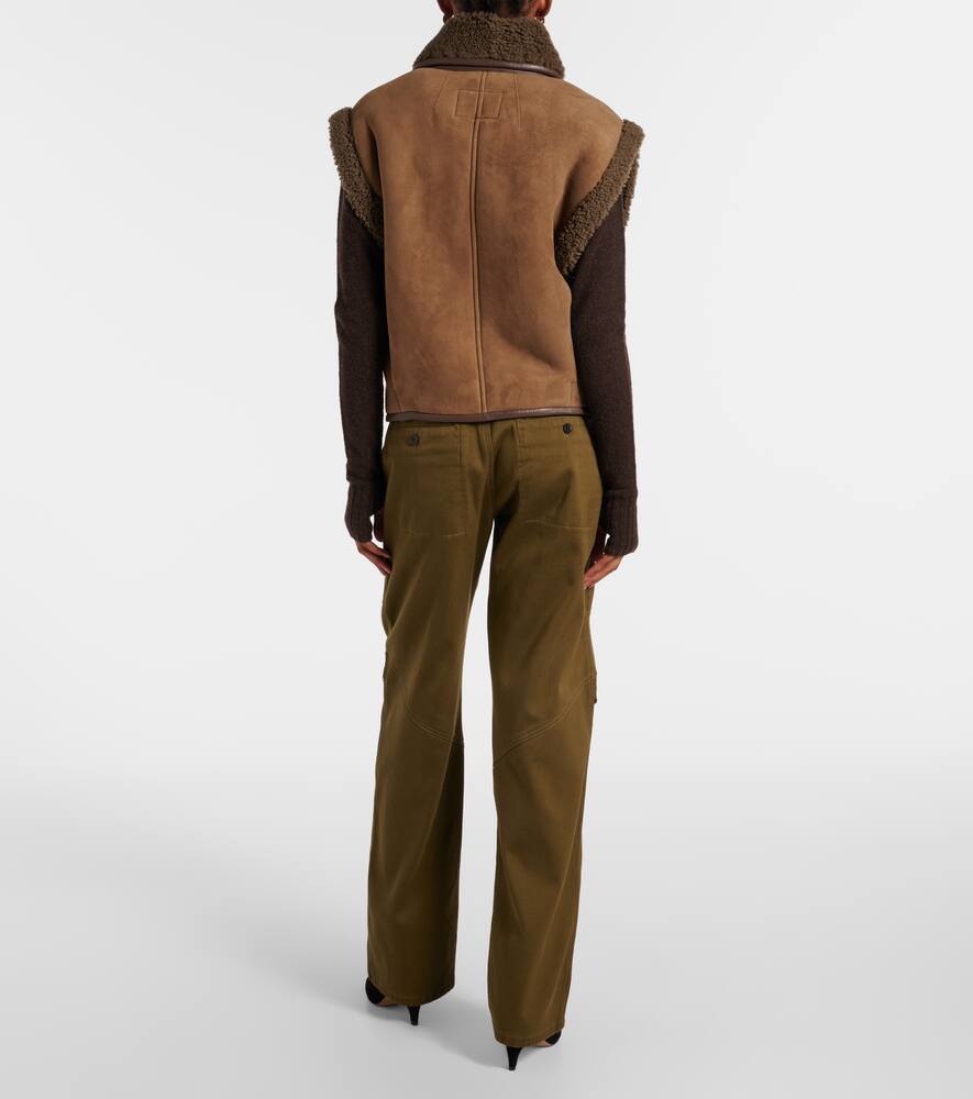 Isabel Marant Alime Shearling Vest In Brown 30% Off Editorialist