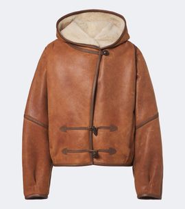 Isabel Marant Isabel Marant Amiel hooded leather jacket