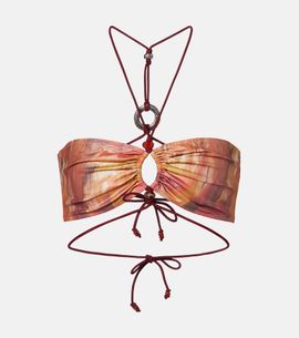 Isabel Marant Isabel Marant Analia printed bikini top