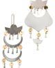 Isabel Marant Isabel Marant Asymmetric Earrings Silver/Dore One - 1