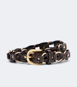 Isabel Marant Isabel Marant Bali snake-effect belt