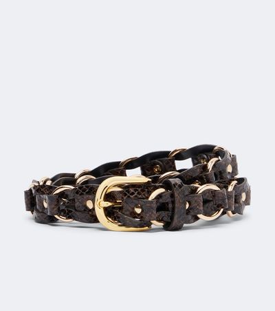 Isabel Marant Isabel Marant Bali snake-effect belt