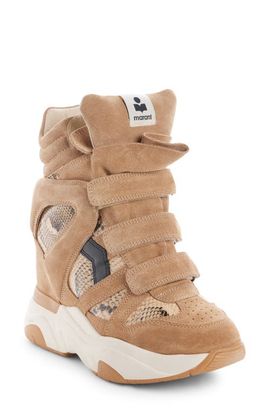 Isabel Marant Isabel Marant Balskee High Top Wedge Sneaker