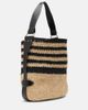 Isabel Marant Isabel Marant Bayia striped raffia shoulder bag - 4