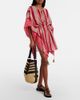 Isabel Marant Isabel Marant Bayia striped raffia shoulder bag - 5