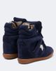 Isabel Marant Isabel Marant Beckett leather and suede wedge sneakers - 3