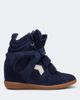 Isabel Marant Isabel Marant Beckett leather and suede wedge sneakers - 5