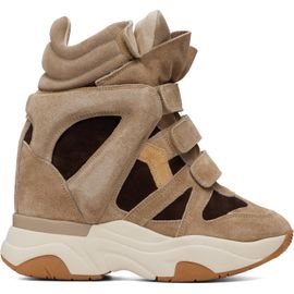 Isabel Marant Isabel Marant Beige & Brown Balskee Sneakers