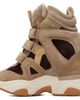 Isabel Marant Isabel Marant Beige & Brown Balskee Sneakers - 3