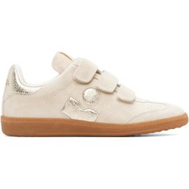 Isabel Marant Isabel Marant Beige & Gold Beth Sneakers
