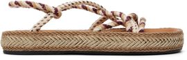 Isabel Marant Isabel Marant Beige & Purple Kitza Sandals
