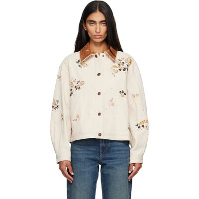 Isabel Marant Isabel Marant Beige Lavine Denim Jacket