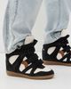 Isabel Marant Isabel Marant Bekett Ring Wedge Sneakers Faded Black/Chalk - 3