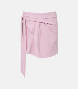 Isabel Marant Isabel Marant Berenice draped cotton wrap skirt