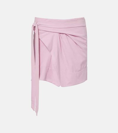 Isabel Marant Isabel Marant Berenice draped cotton wrap skirt