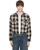 Isabel Marant Isabel Marant Black & Beige Saul Shirt - 1