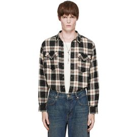 Isabel Marant Isabel Marant Black & Beige Saul Shirt
