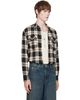 Isabel Marant Isabel Marant Black & Beige Saul Shirt - 2