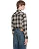 Isabel Marant Isabel Marant Black & Beige Saul Shirt - 3