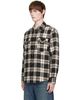 Isabel Marant Isabel Marant Black & Beige Saul Shirt - 4