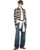 Isabel Marant Isabel Marant Black & Beige Saul Shirt - 5