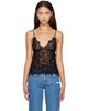 Isabel Marant Isabel Marant Black Adiena Lace Camisole - 1
