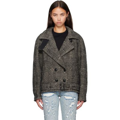 Isabel Marant Isabel Marant Black Elvane Wool Jacket